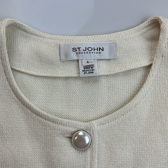 St. John Collection Heavy Buttoned Cardigan S54-2 - Picture 8 of 9